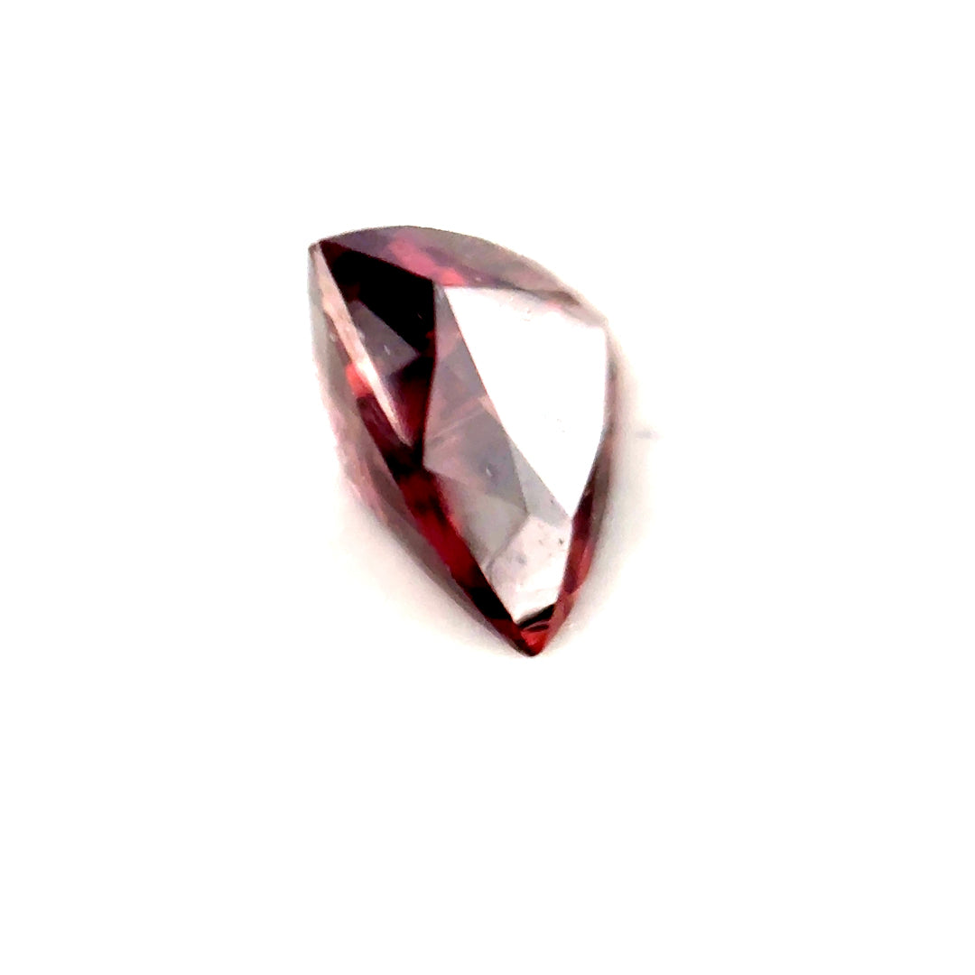 1.64 ct Triangular Brownish-Purple Pink Zircon