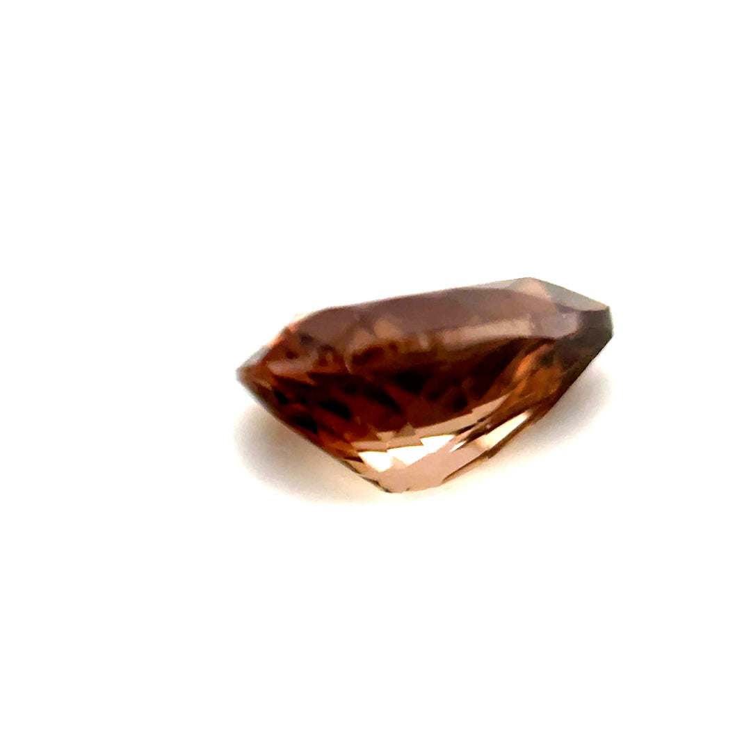 1.51ct Pear Shaped Yellowish-Brown Zircon