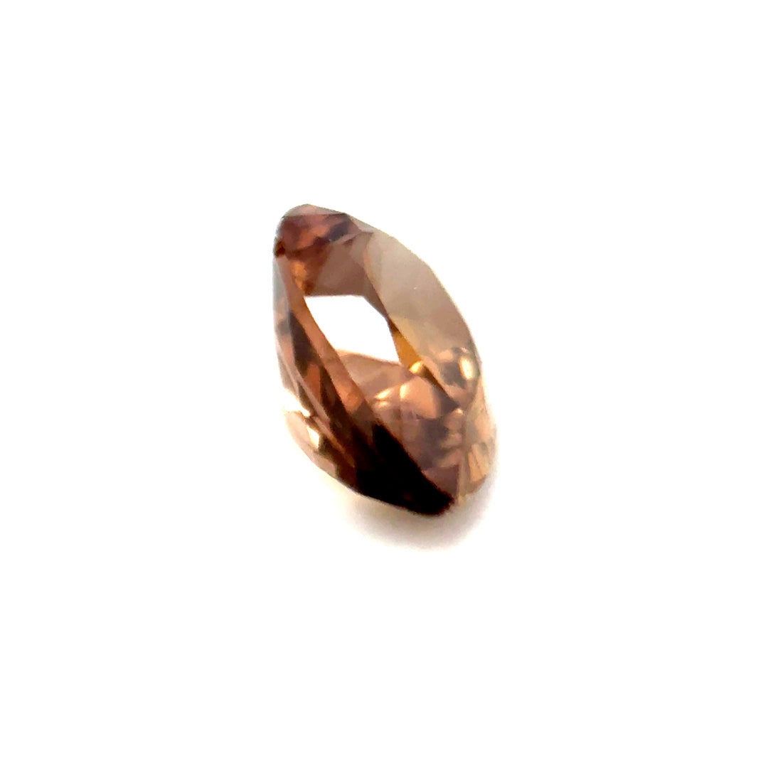 1.51ct Pear Shaped Yellowish-Brown Zircon