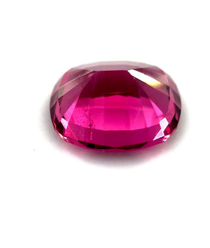 2.10 ct Cushion Purplish-Pink Rhodolite Garnet