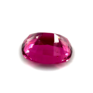 2.10 ct Cushion Purplish-Pink Rhodolite Garnet