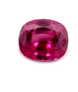 2.10 ct Cushion Purplish-Pink Rhodolite Garnet