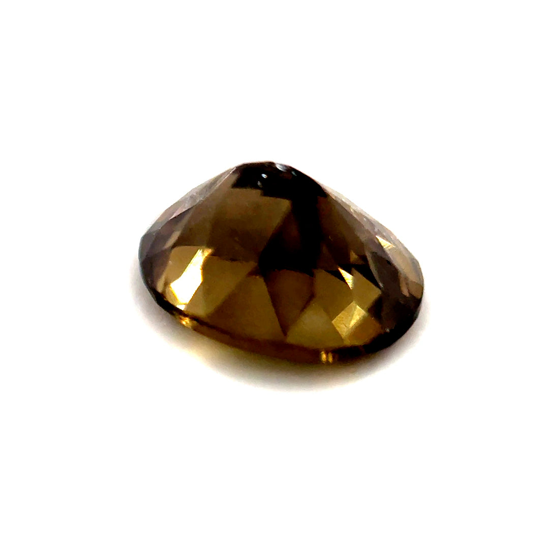 2.30 ct Oval Brownish-Green Zircon