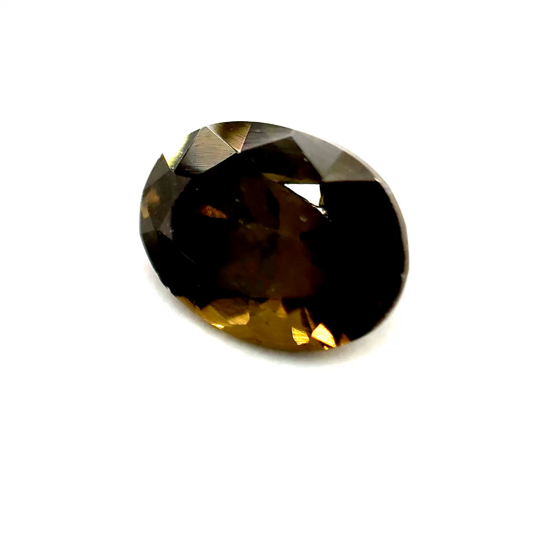 2.30 ct Oval Brownish-Green Zircon