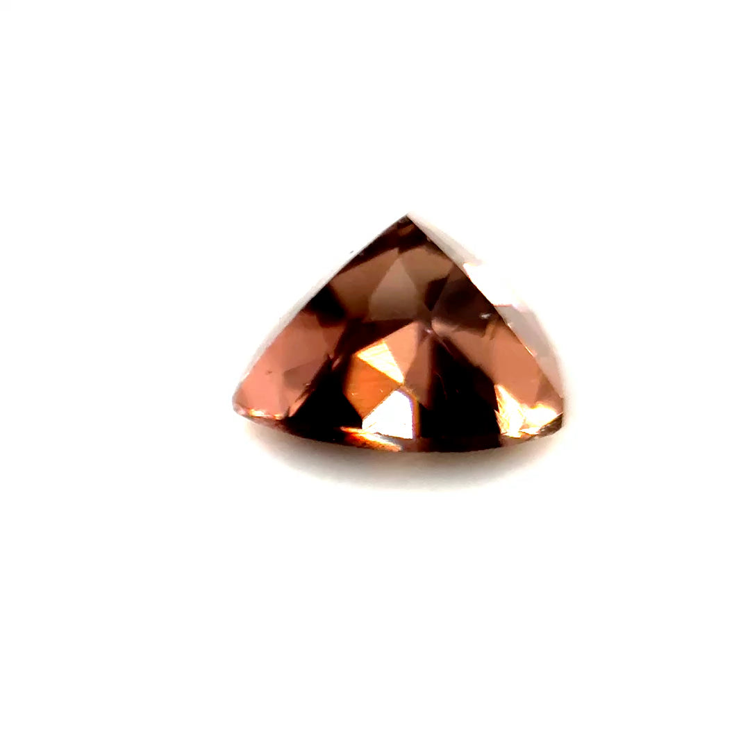 1.52 ct Trilliant Brown Zircon