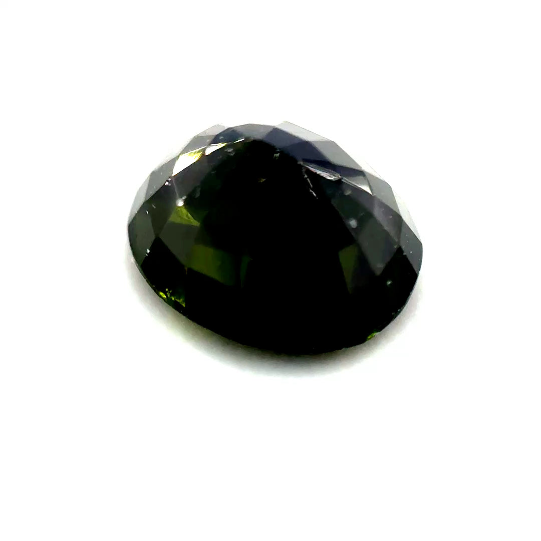 3.01 ct Oval Green Zircon