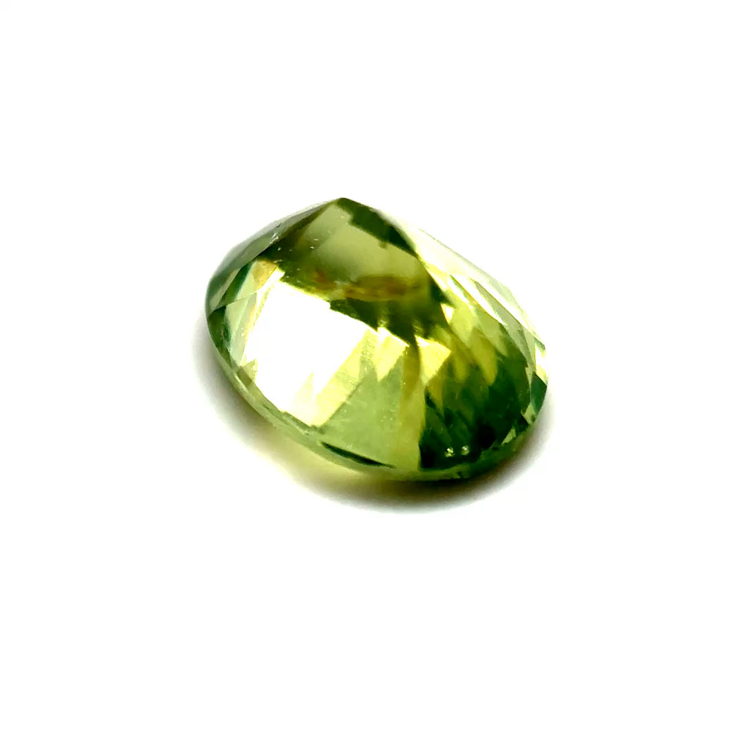 1.90 ct Oval Cut Green Zircon