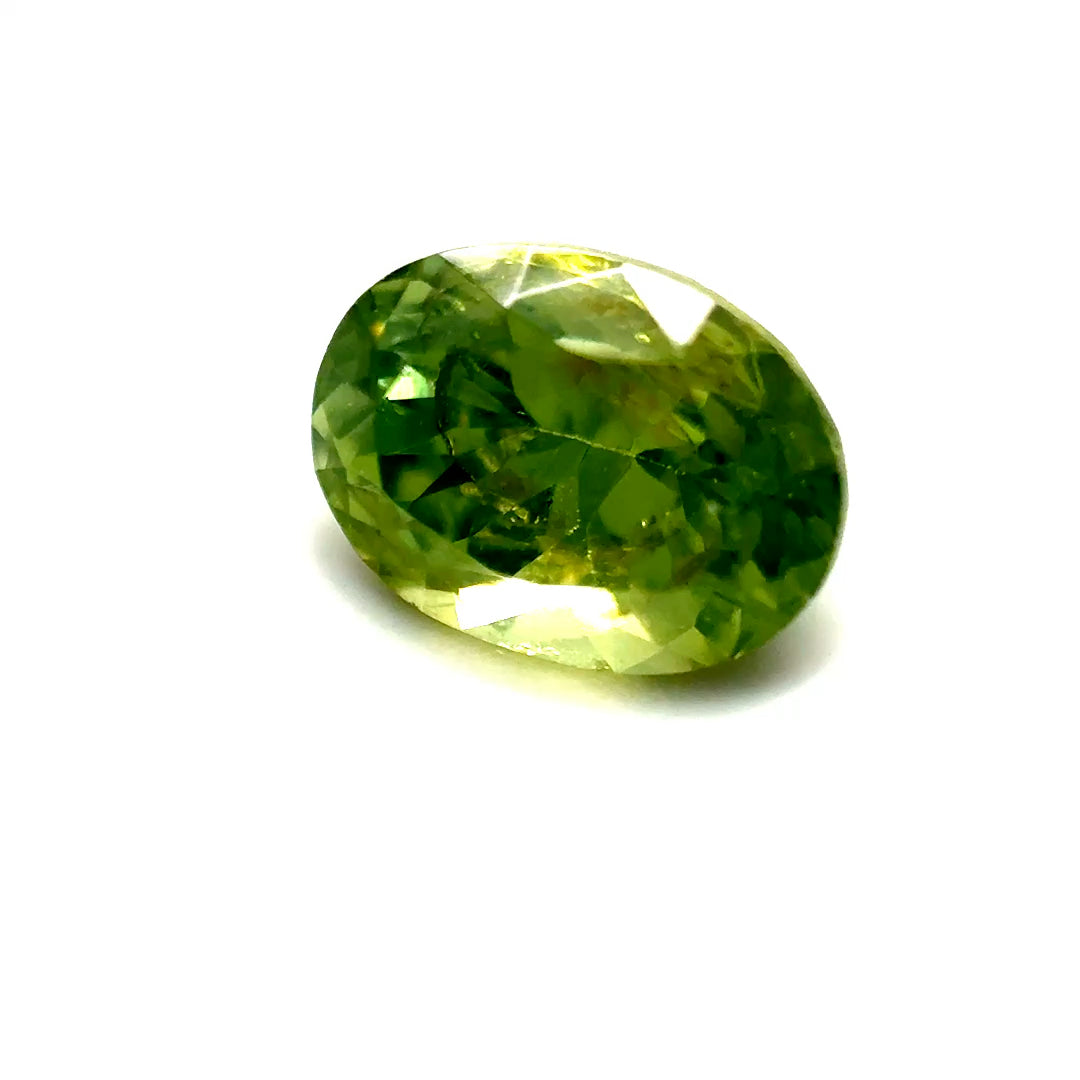 1.90 ct Oval Cut Green Zircon