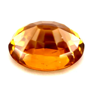 5.13 ct Oval Brownish-Yellow Zircon
