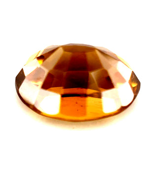 5.13 ct Oval Brownish-Yellow Zircon