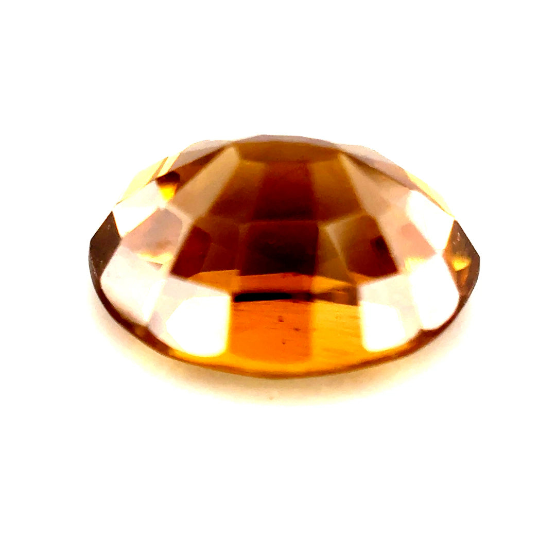 5.13 ct Oval Brownish-Yellow Zircon
