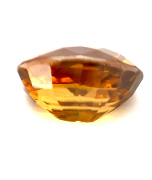 5.13 ct Oval Brownish-Yellow Zircon