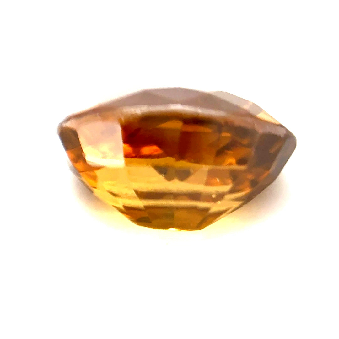 5.13 ct Oval Brownish-Yellow Zircon