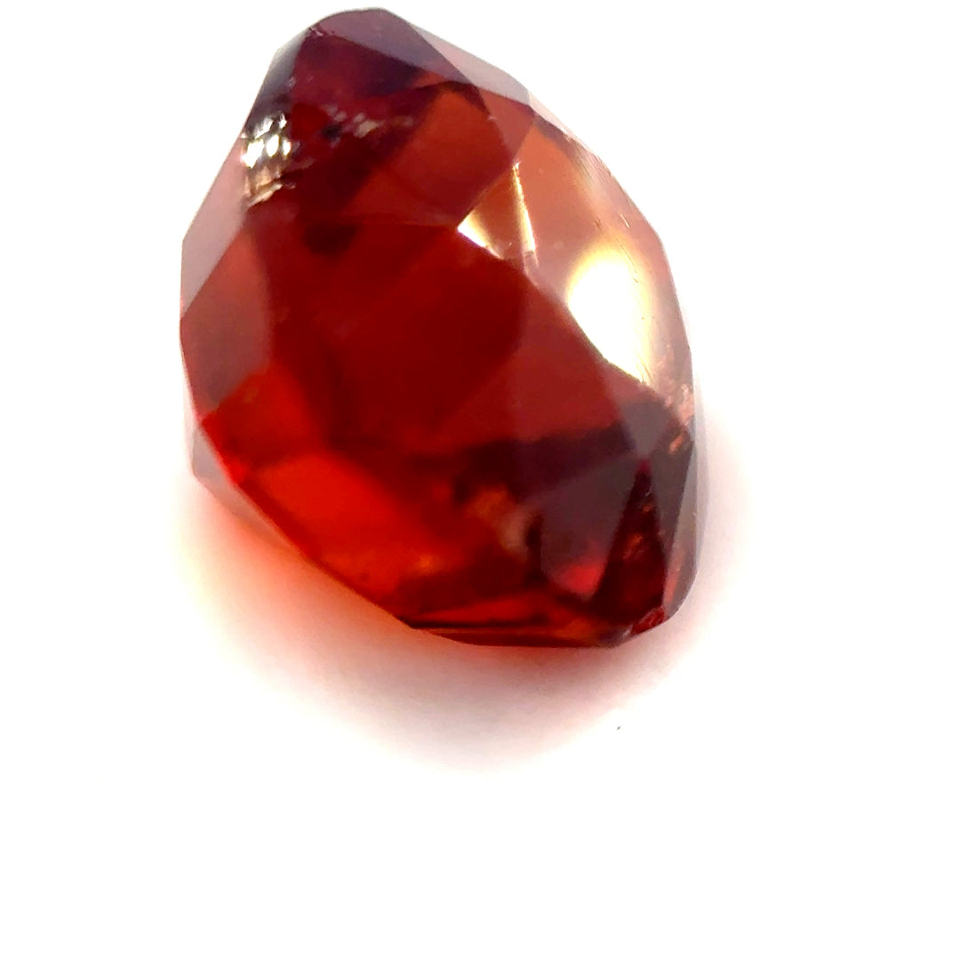 4.32 ct Octagon Red Rhodolite Garnet