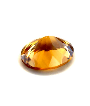 2.07 ct Oval Brownish-Yellow Zircon