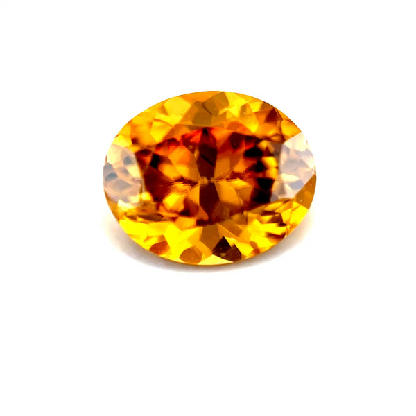 2.07 ct Oval Brownish-Yellow Zircon