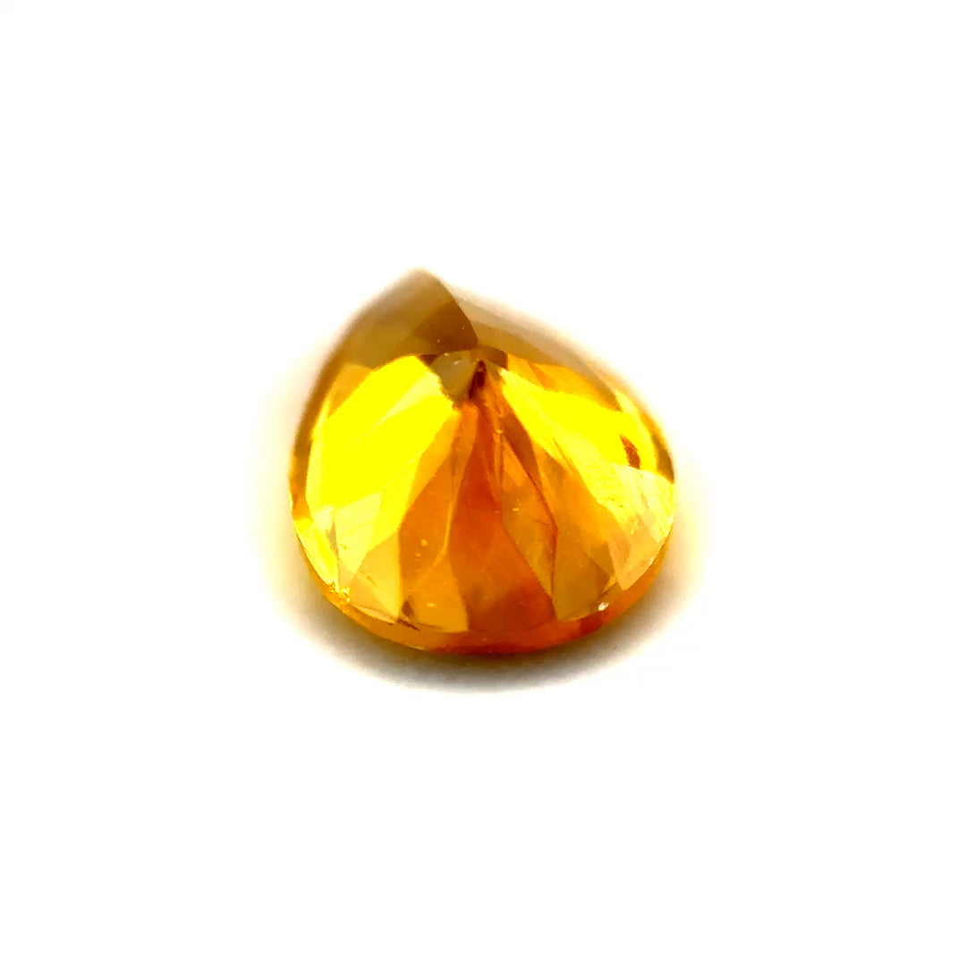 1.60 ct Pear Shaped Brownish-Yellow Zircon