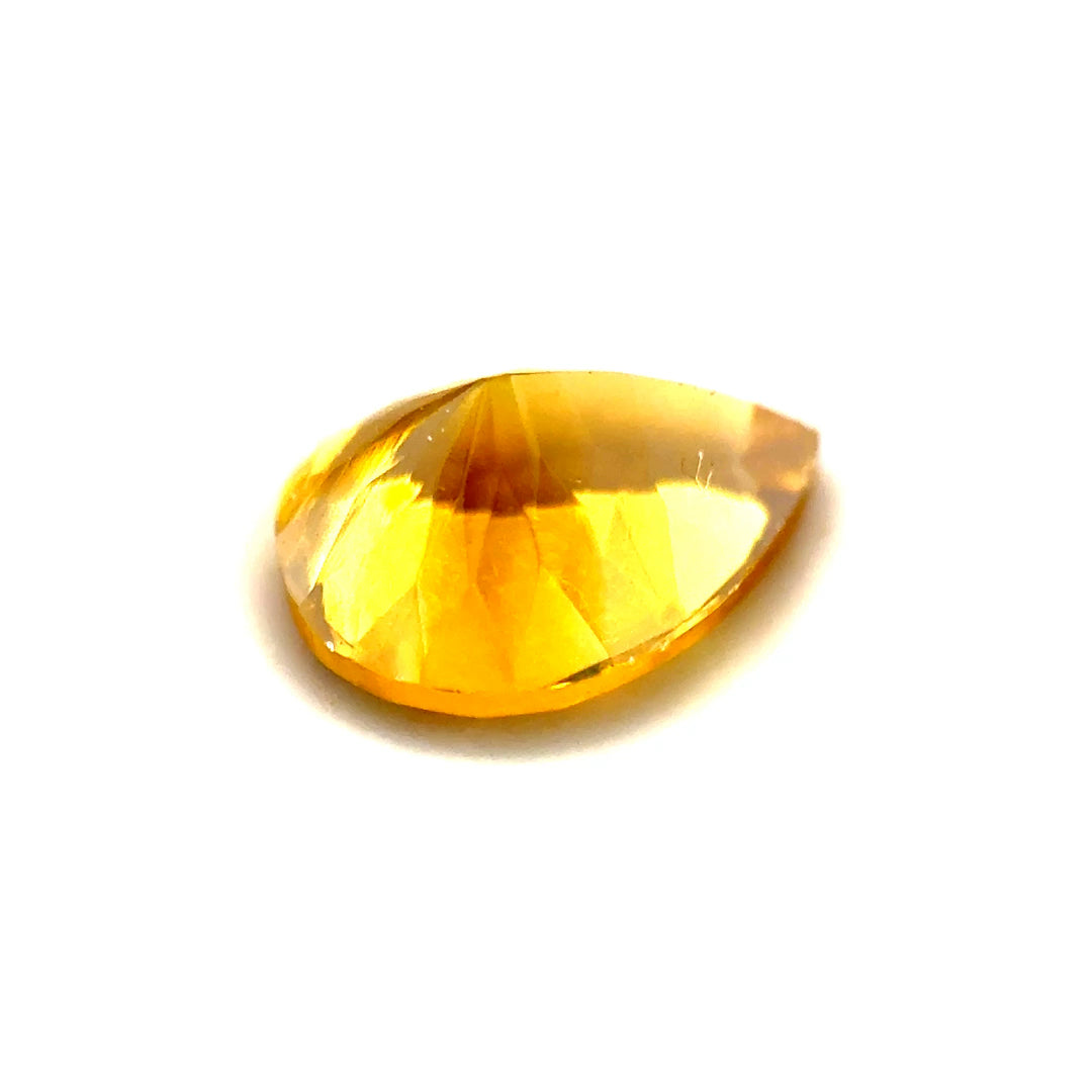 1.60 ct Pear Shaped Brownish-Yellow Zircon