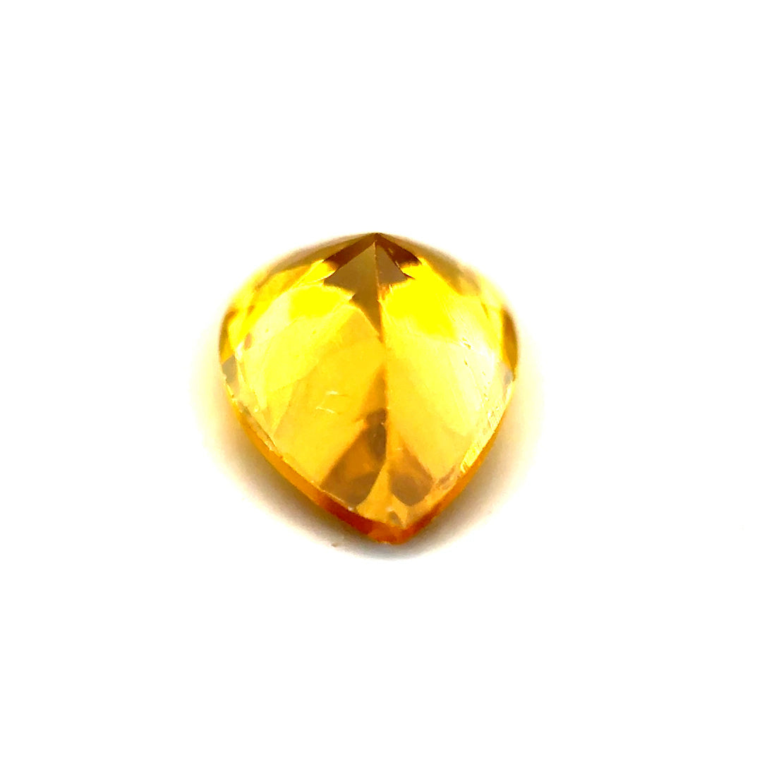 1.60 ct Pear Shaped Brownish-Yellow Zircon