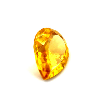 1.60 ct Pear Shaped Brownish-Yellow Zircon