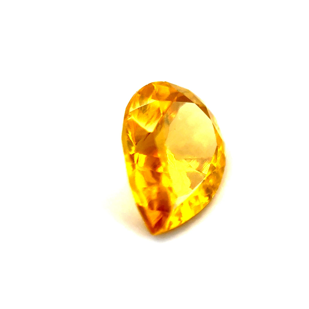 1.60 ct Pear Shaped Brownish-Yellow Zircon
