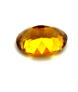 3.70 ct Oval Brownish-Yellow Zircon