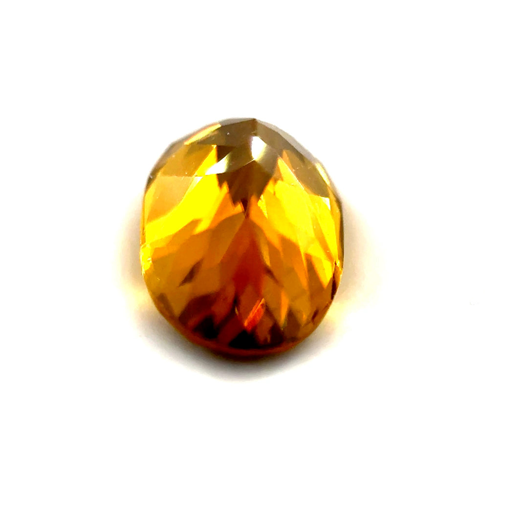 3.70 ct Oval Brownish-Yellow Zircon