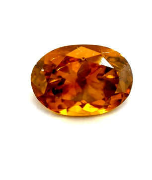3.70 ct Oval Brownish-Yellow Zircon