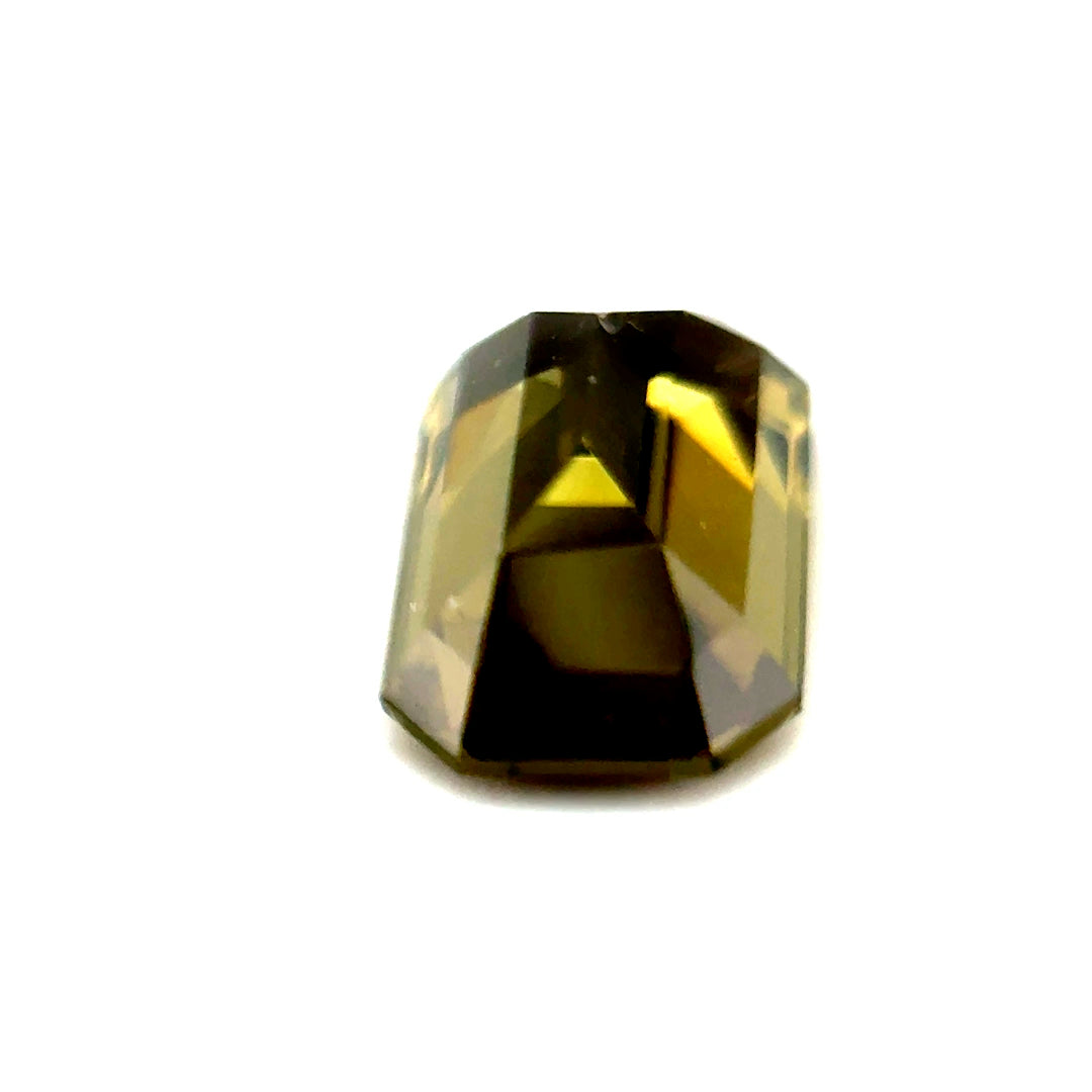 2.28 ct Octagonal Green Zircon