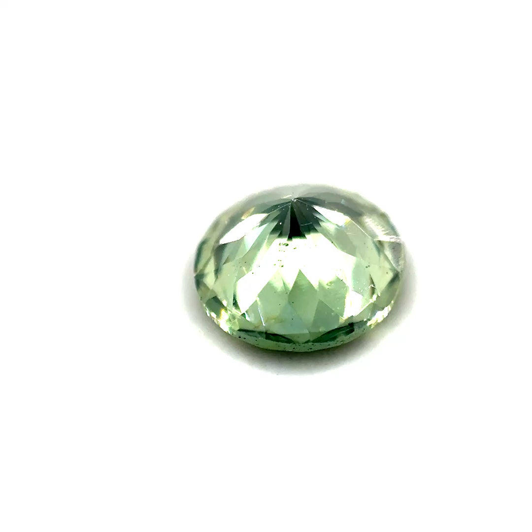 1.14 ct Round Yellowish-Green Zircon