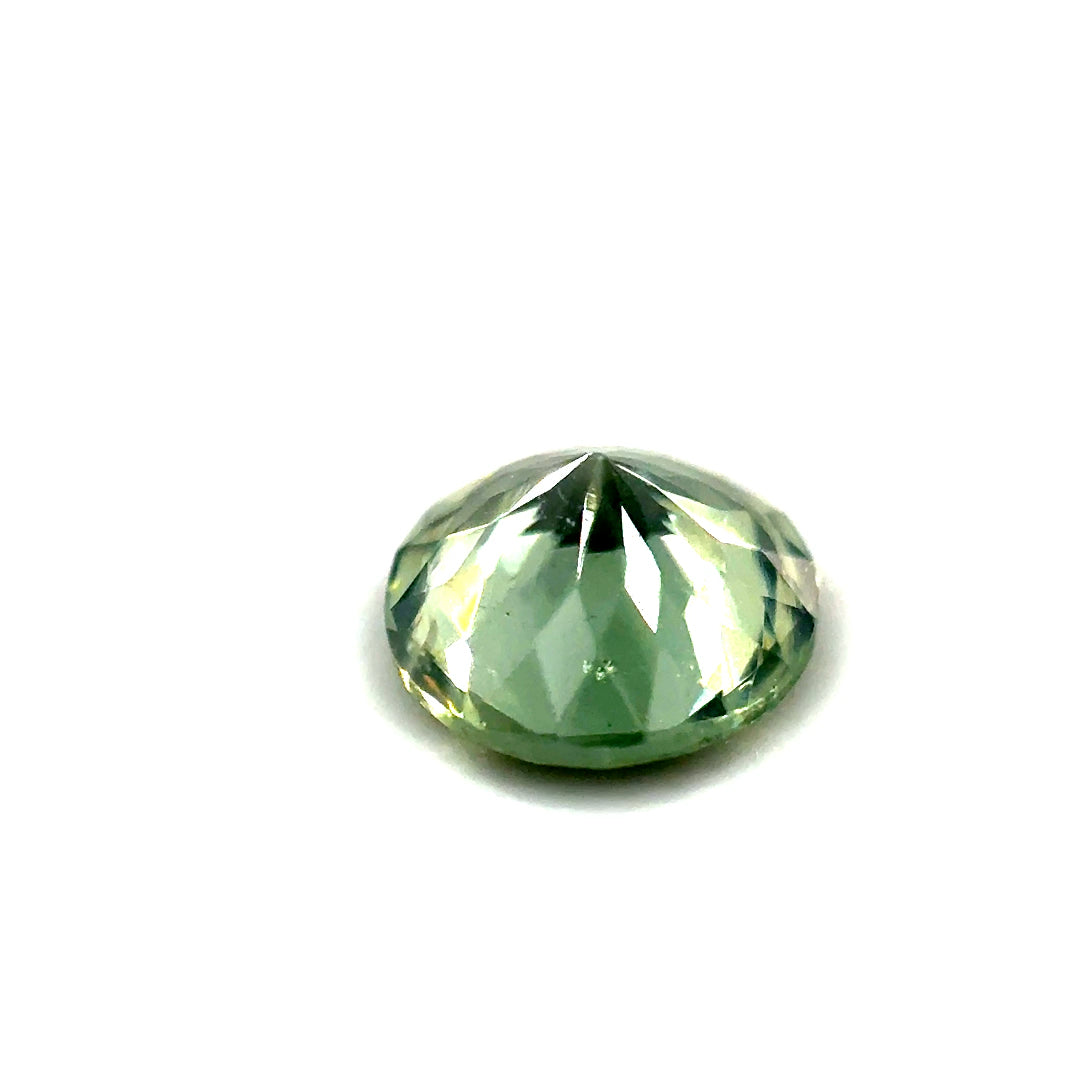1.14 ct Round Yellowish-Green Zircon