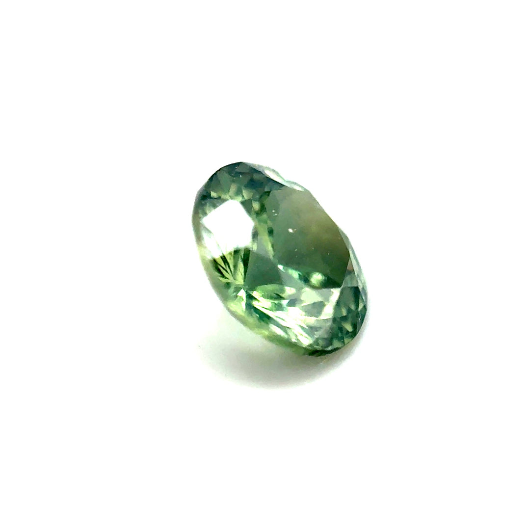 1.14 ct Round Yellowish-Green Zircon