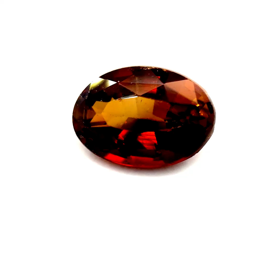 1.61ct Oval Greenish-Brown Tourmaline