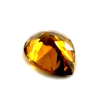 2.49 ct Pear Shaped Brownish-Yellow Zircon