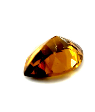 2.49 ct Pear Shaped Brownish-Yellow Zircon
