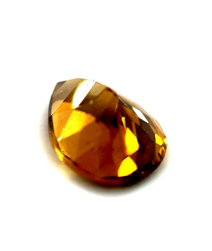 2.49 ct Pear Shaped Brownish-Yellow Zircon