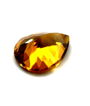 2.49 ct Pear Shaped Brownish-Yellow Zircon