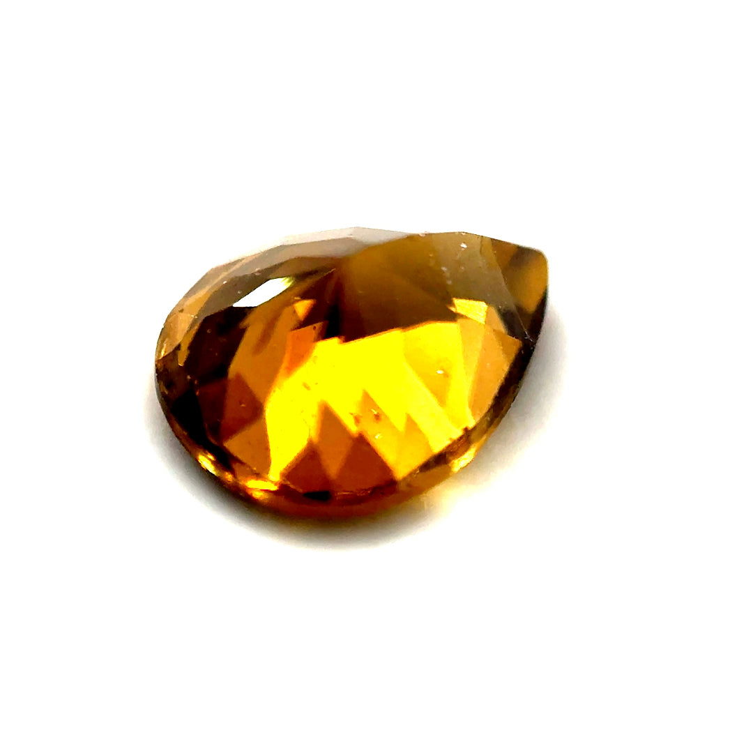 2.49 ct Pear Shaped Brownish-Yellow Zircon