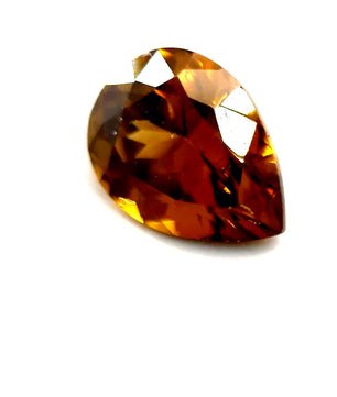 2.49 ct Pear Shaped Brownish-Yellow Zircon