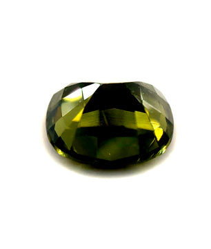 2.25 ct Cusion Green Zircon