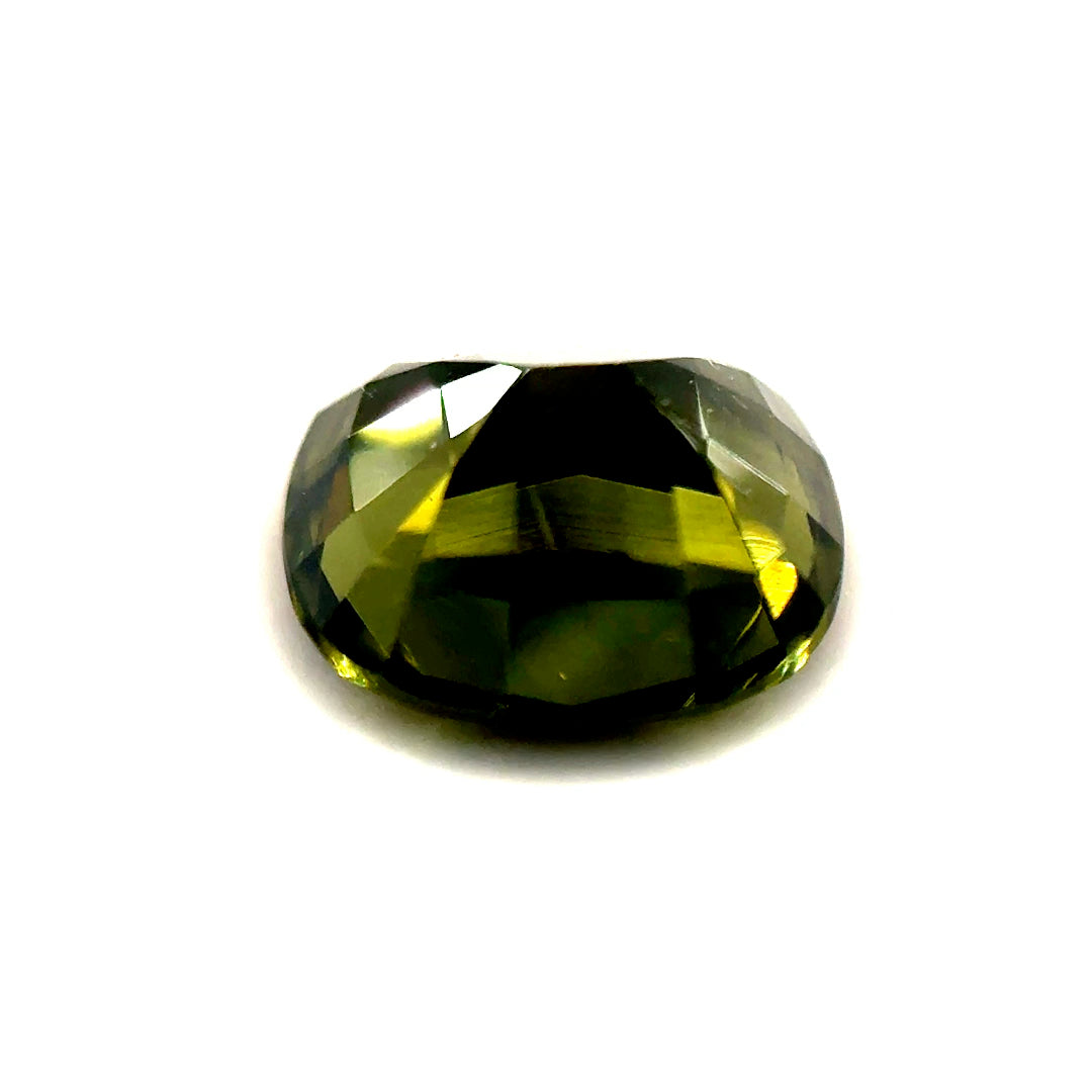 2.25 ct Cusion Green Zircon