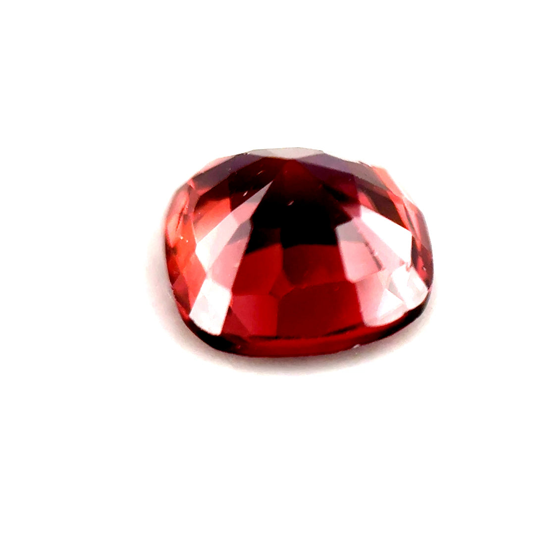 3.00 ct Rectangular Purplish-Orange Pink Zircon