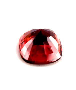 3.00 ct Rectangular Purplish-Orange Pink Zircon