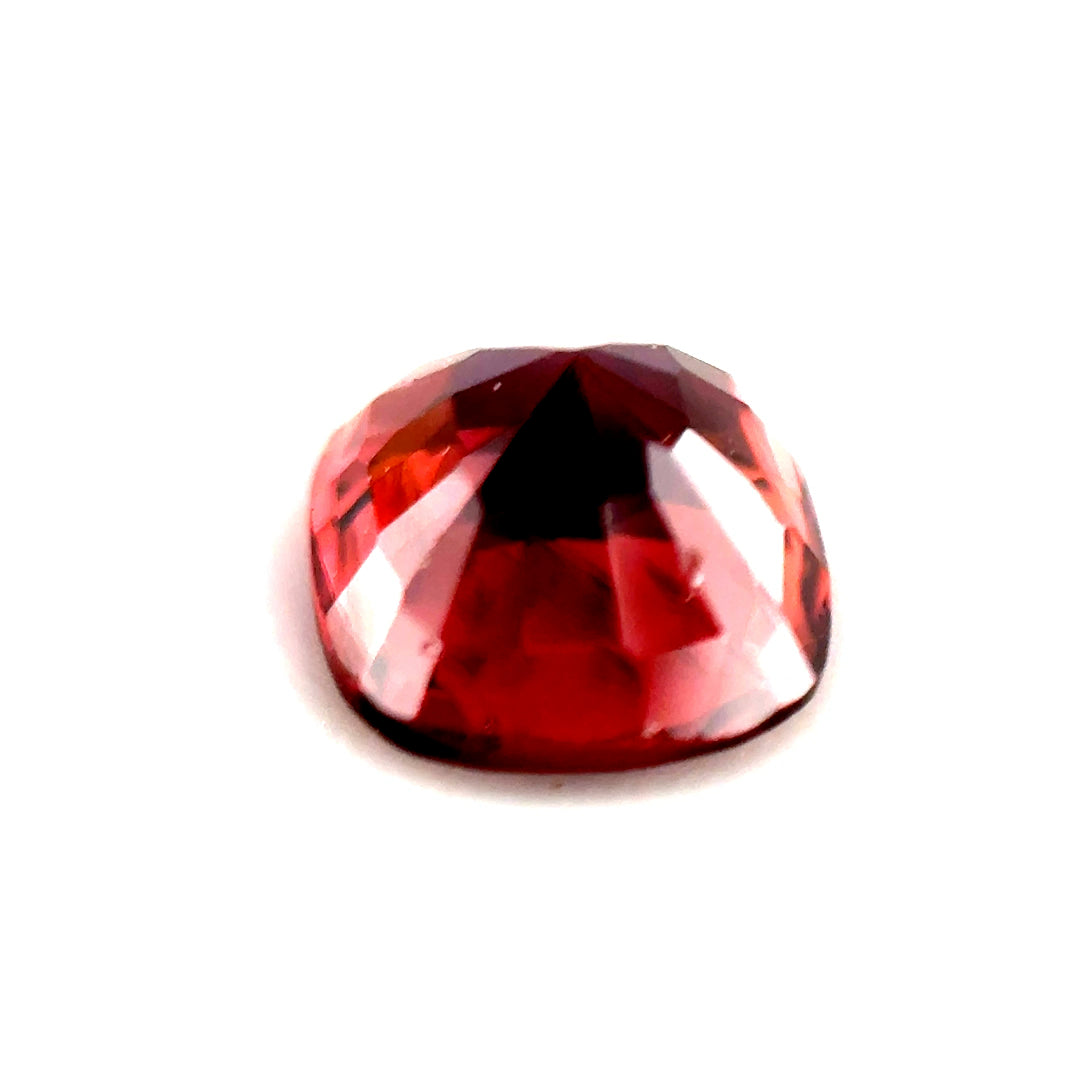 3.00 ct Rectangular Purplish-Orange Pink Zircon