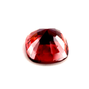 3.00 ct Rectangular Purplish-Orange Pink Zircon