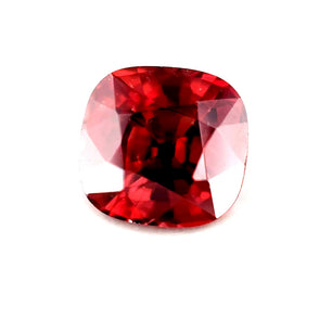 3.00 ct Rectangular Purplish-Orange Pink Zircon