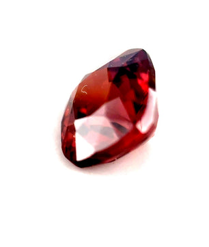 3.00 ct Rectangular Purplish-Orange Pink Zircon