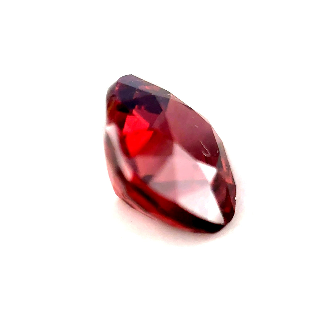 3.00 ct Rectangular Purplish-Orange Pink Zircon