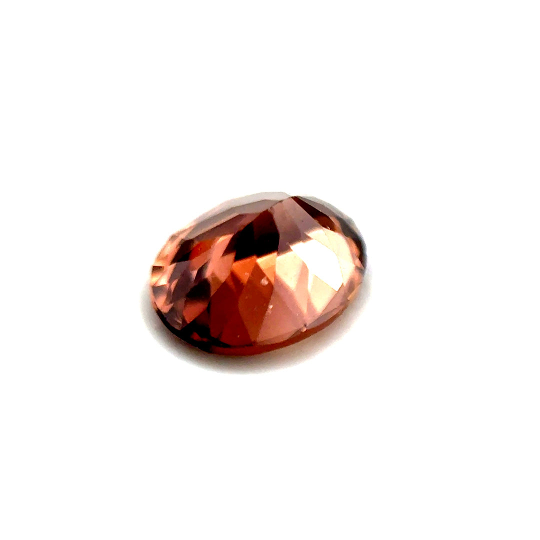 1.23 ct Oval Brown Zircon