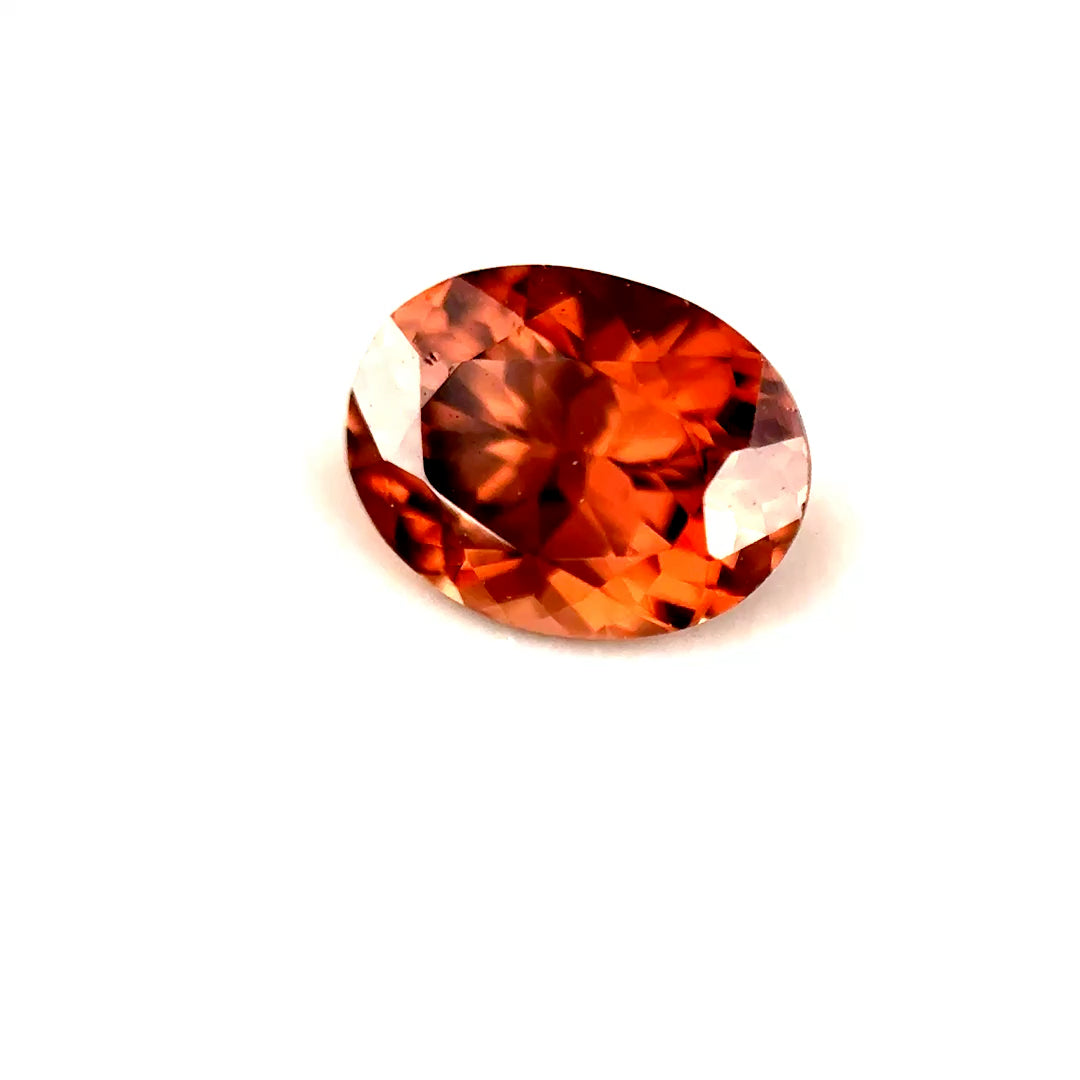 1.23 ct Oval Brown Zircon